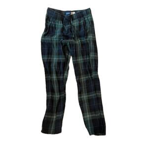 Old Navy Green Checked Sleepwear Pants Mens M